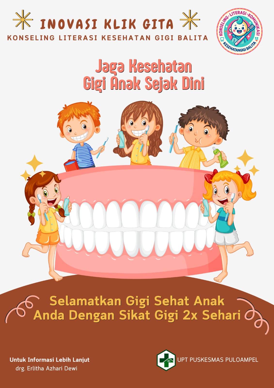 KLIK GITA ( Konseling Literasi Komunikasi untuk Kesehatan Gigi Balita ) - drg. Erlitha Azhari Dewi