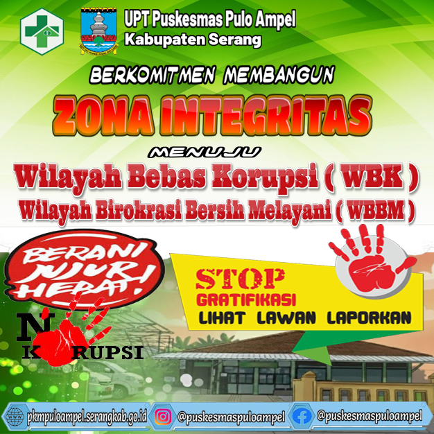 UPT Puskesmes Pulo Ampel Menuju WBK dan WBBM